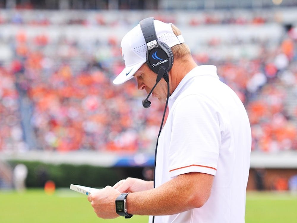 Bronco Mendenhall is entering his second year as head coach of the University football team. 