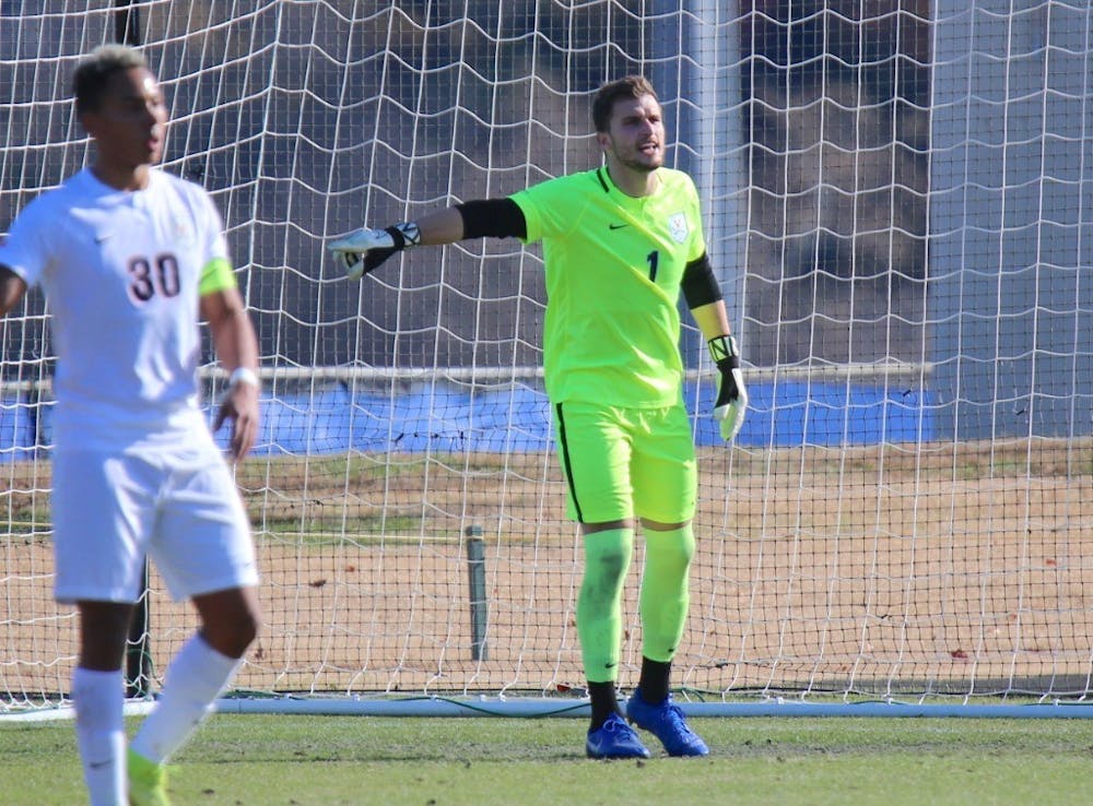 <p>Junior goalkeeper Colin Shutler and the Virginia defense tallied their NCAA-leading 14th shutout of the season Sunday afternoon.&nbsp;</p>