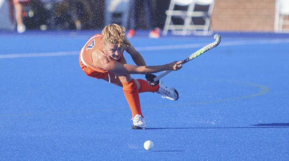 Now-senior back Jans Croon fires a shot against Boston College last season.