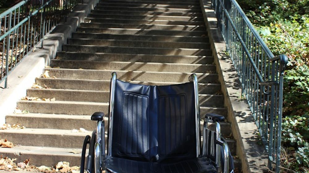 A program through the Provost’s Office called “Report a Barrier” allows students and faculty to alert administration of areas which could cause trouble for those in wheelchairs or on scooters.