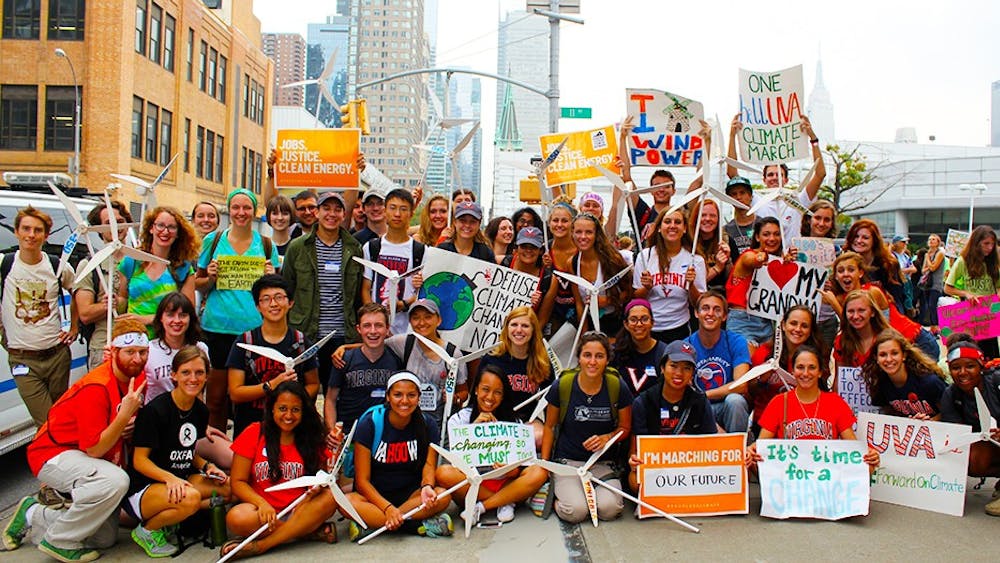80 University students attended the Climate March in NYC Sunday.