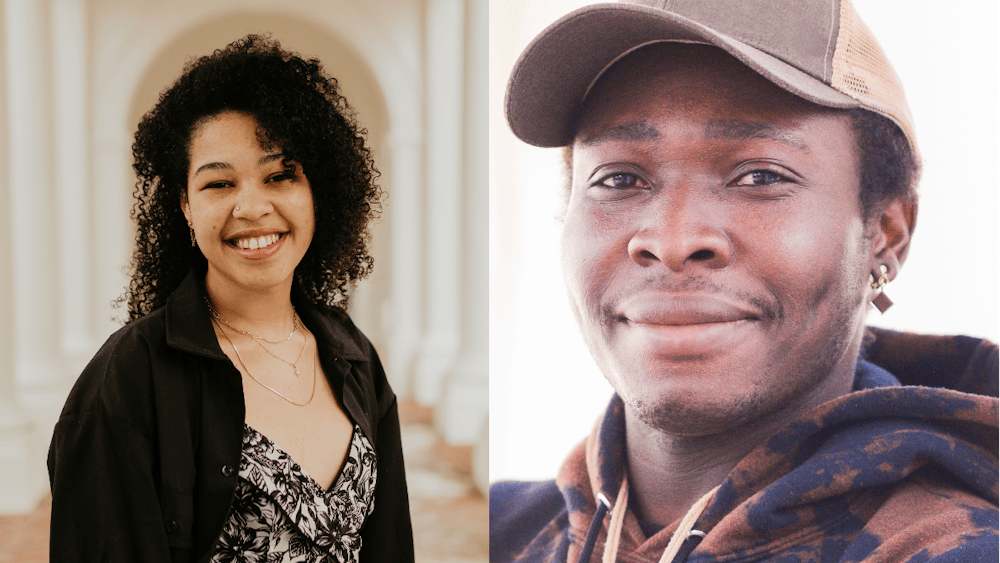 Ceci Cain, left, and David Alari, right, are running for Student Council president — Cain is the current vice president of administration on Student Council, and Alari has been involved with Class Council and the Lighting of the Lawn Committee. 