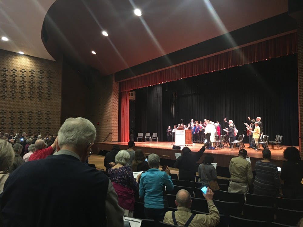 <p>Representatives from the governments of the City of Charlottesville and Albemarle County were present at the event to receive the proposed changes to local affordable housing policy.&nbsp;</p>