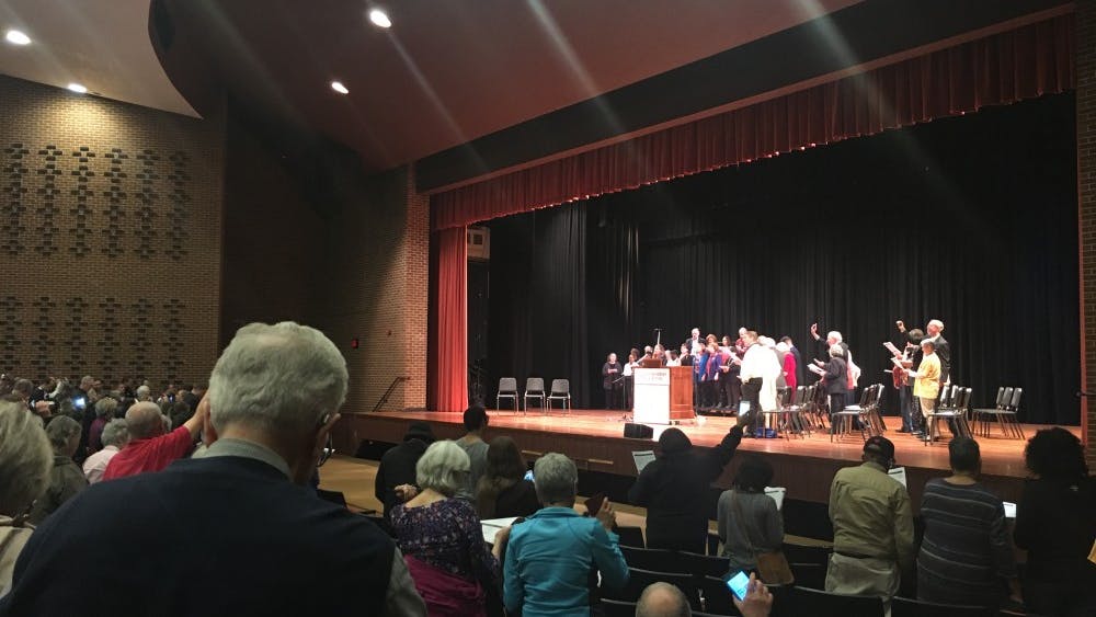 Representatives from the governments of the City of Charlottesville and Albemarle County were present at the event to receive the proposed changes to local affordable housing policy.&nbsp;