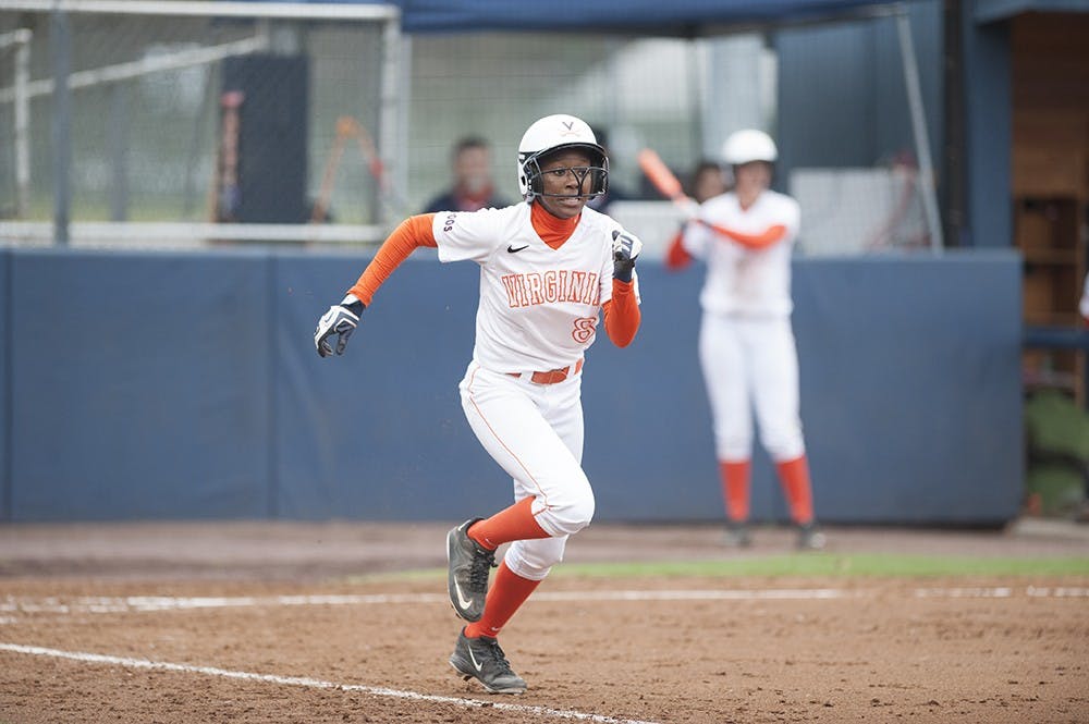 Sophomore right fielder Iyana Hughes supplied Virginia's offense in the opening game, launching a fifth-inning grand slam. 