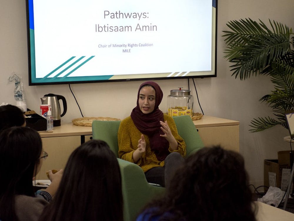 During her second year, Amin was on the publicity committee for the MRC and was appointed chair of the MRC board for the 2018-19 school year. 