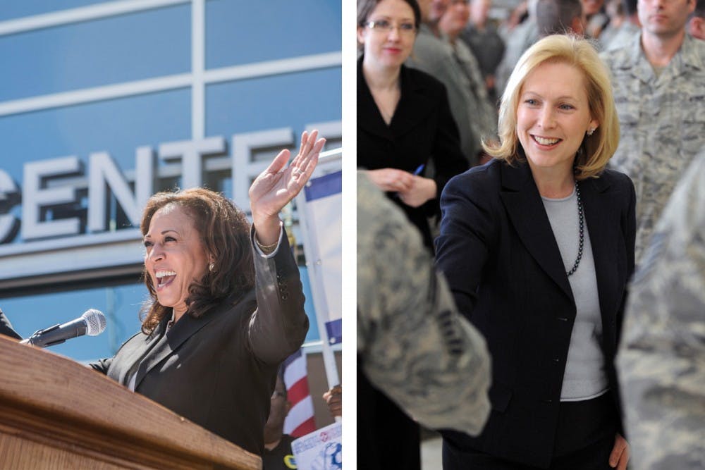 <p>Kirsten Gillibrand (D-New York) and Kamala Harris (D-California), two women who are expected to dominate the Democratic primary, recently announced their candidacies.&nbsp;</p>