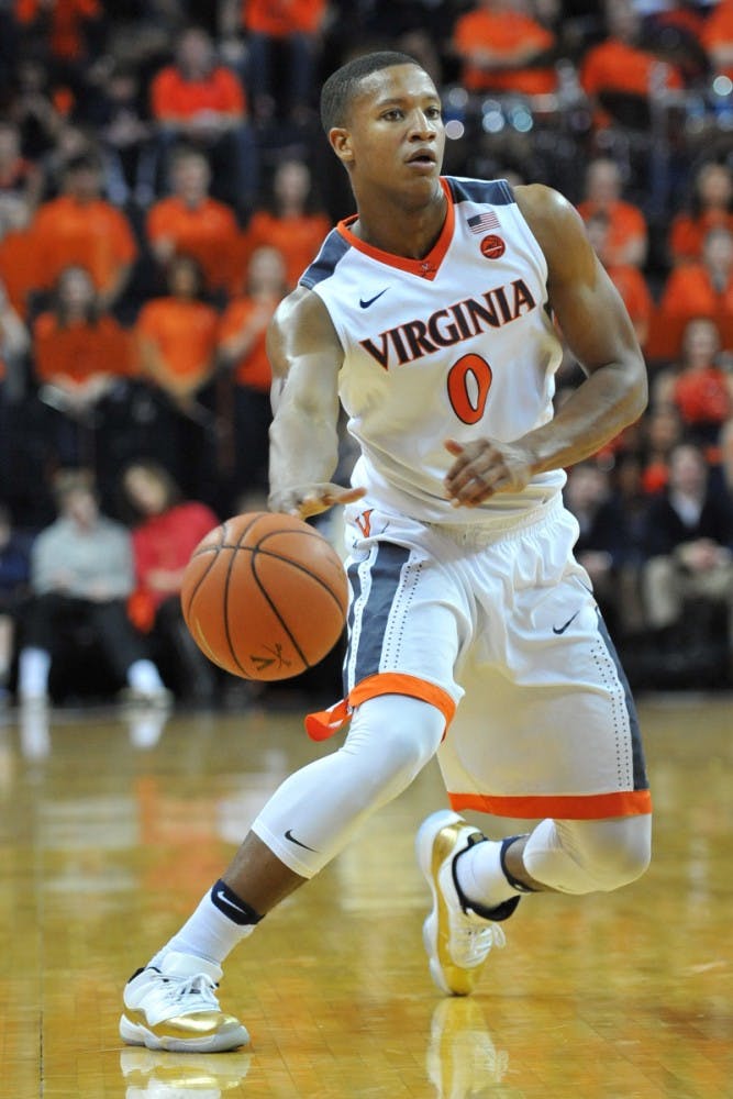 Devon Hall scored 13 points and grabbed five rebounds in Virginia's win against Robert Morris Saturday.