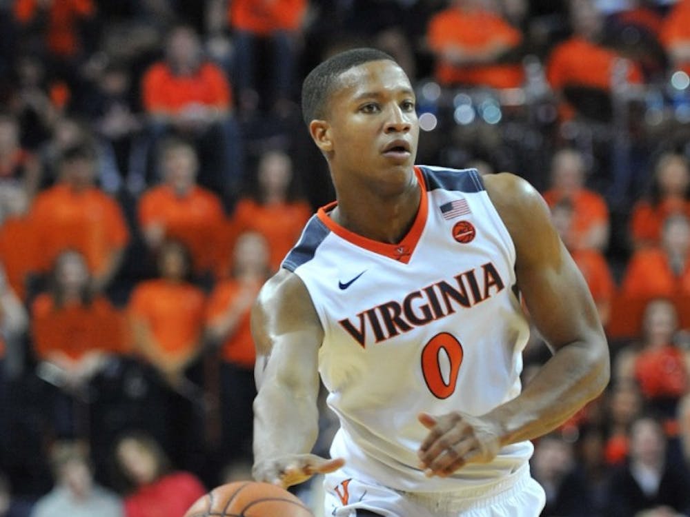 Devon Hall scored 13 points and grabbed five rebounds in Virginia's win against Robert Morris Saturday.