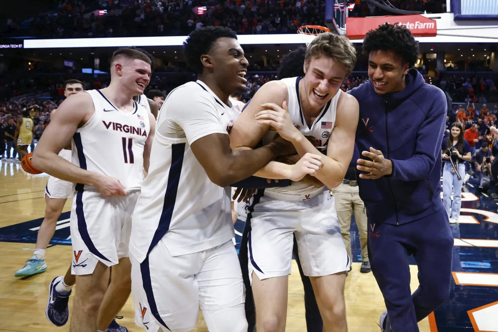 Virginia will play in the quarterfinals of the ACC Tournament Thursday at 9:30 p.m. against either Clemson, Boston College or Miami.
