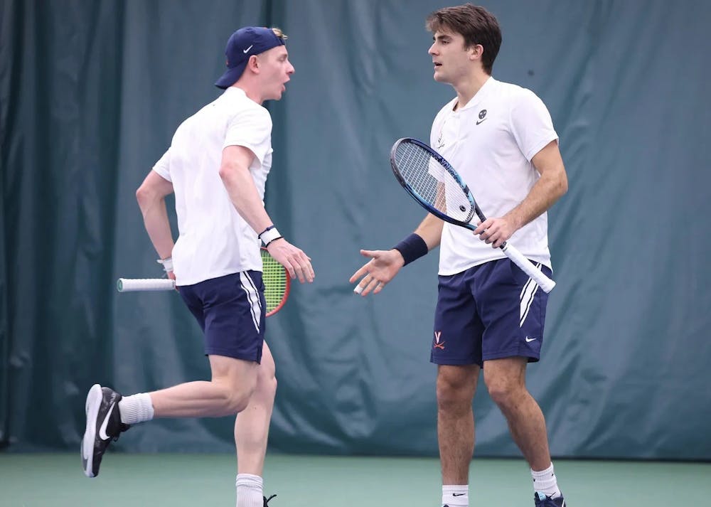 <p>Juniors Jeffrey von der Schulenburg and Alexander Kiefer Starter the weekend strong for Virginia with the first victory of the doubles section against Miami.</p>