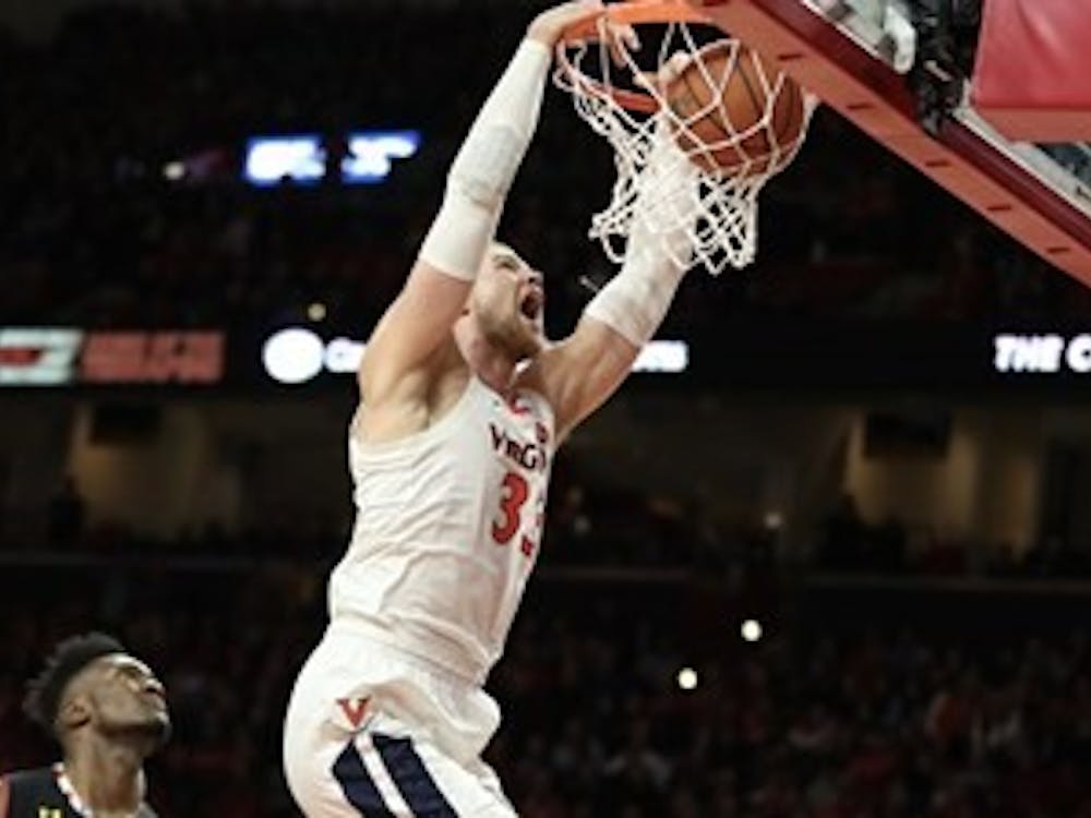 Senior center Jack Salt had a career-high 12 points against Maryland Wednesday night.