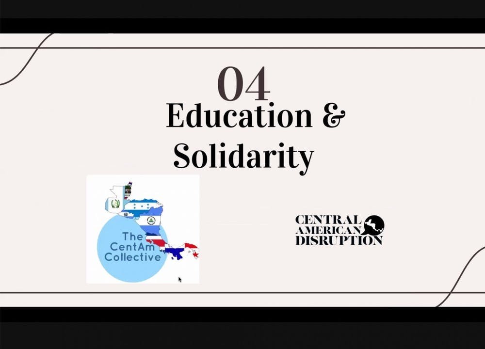 García se enfoca en tener información precisa a la que todos puedan acceder en su sitio web para estar más educados e informados sobre la cultura centroamericana.