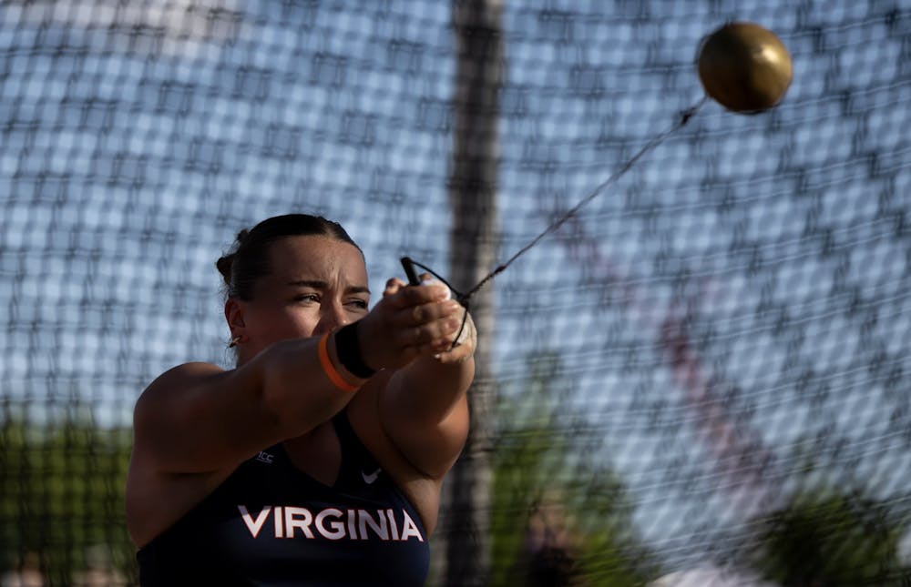 <p>Freshman Charlotta Sandkulla won the women's hammer throw.</p>