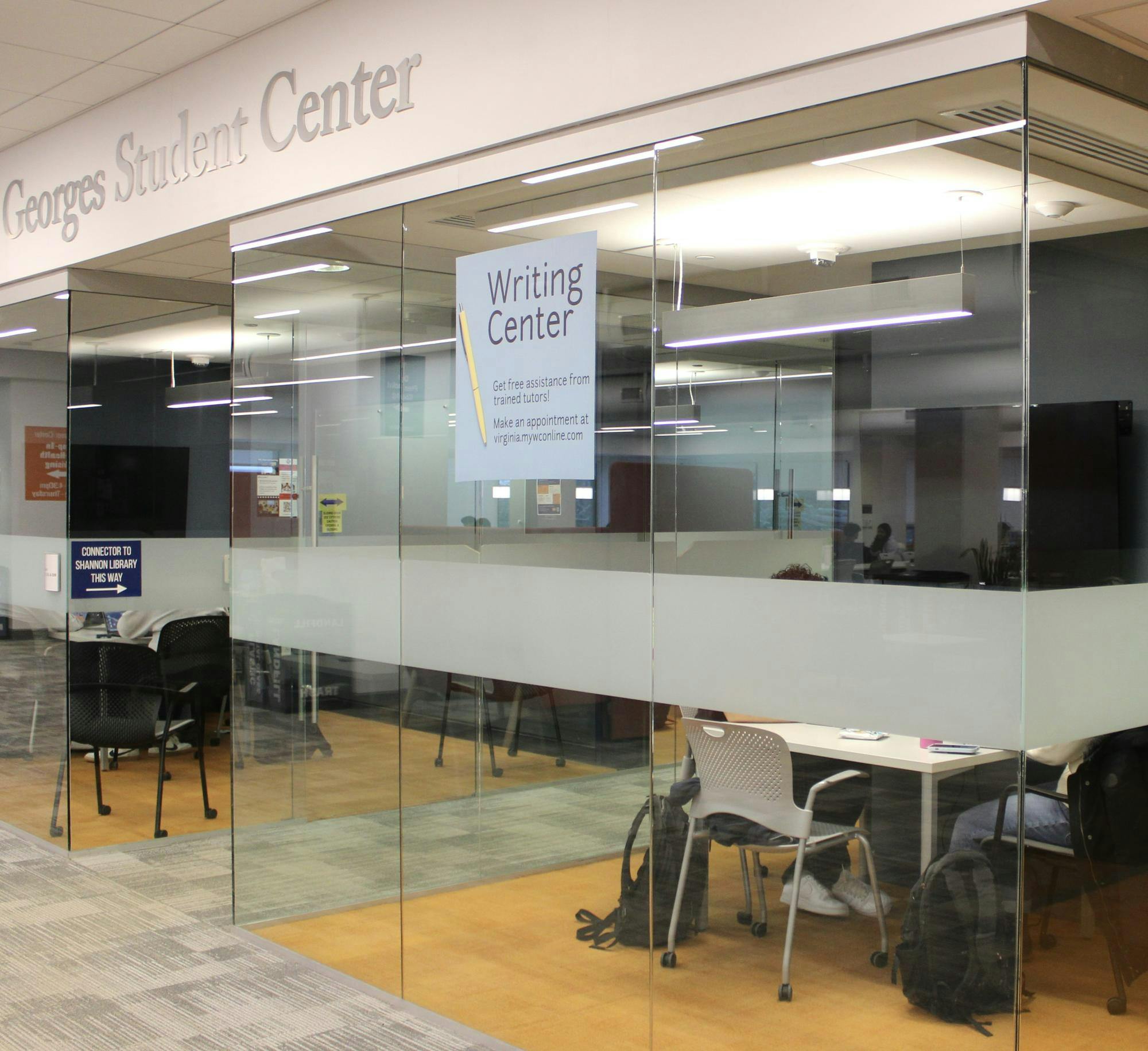 The Writing Center located in Bryan Hall, photographed Feb. 6.