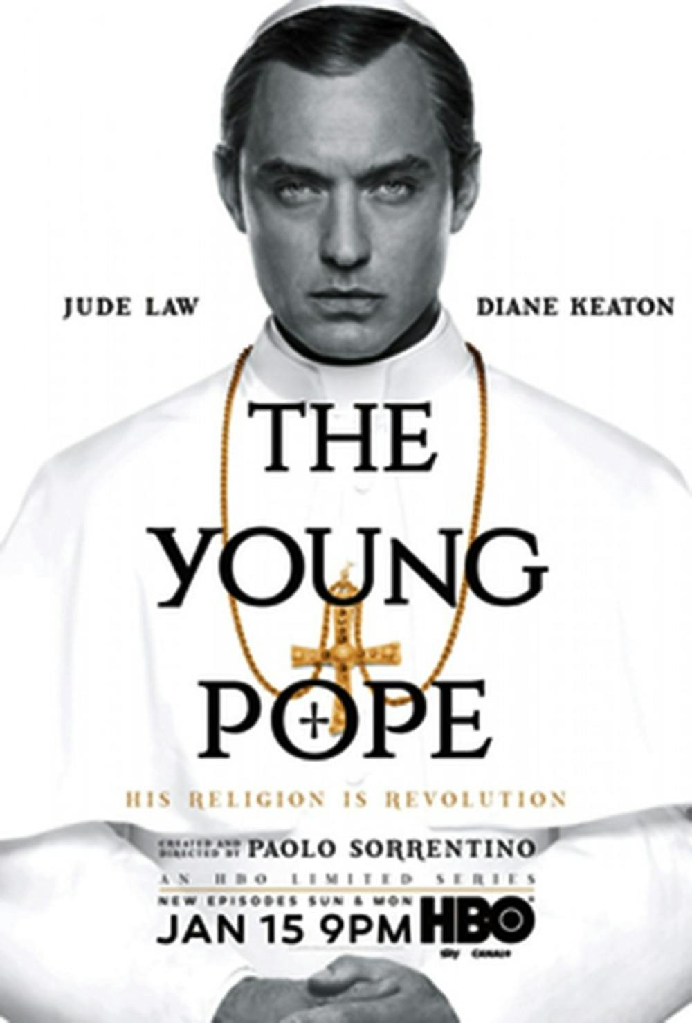 <p>Young Pope Lenny Belardo (Jude Law), on whom “The Young Pope” hinges, is a non-entity of a character.</p>