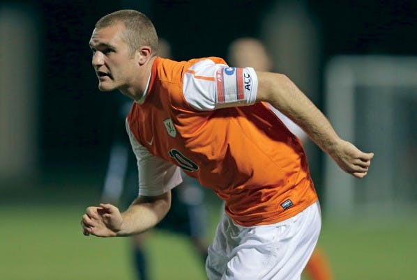 	Senior attacker Will Bates buried the first shot of the penalty kick period in the ACC quarterfinal clash against third-seeded Wake Forest. 