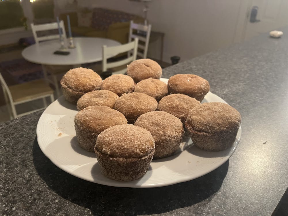 These past few days, these seasonal muffins have put me in the fall spirit. I enjoy them for breakfast, warmed in the microwave for around 10 seconds and paired with a steaming mug of coffee, chai, or the leftover apple cider.