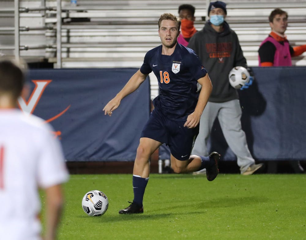 <p>Sophomore forward Axel Gunnarsson was almost the hero for the Cavaliers before a late penalty kick lifted the Tigers to victory.</p>