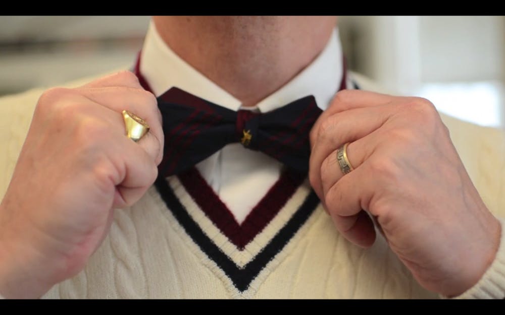 There’s a lot of men that wear bow ties around here. Like, a lot, a lot. You’d think that the administration had banned regular ties.