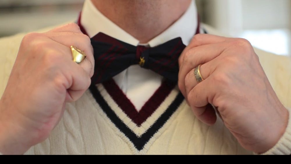There’s a lot of men that wear bow ties around here. Like, a lot, a lot. You’d think that the administration had banned regular ties.