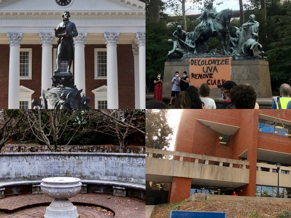The Board of Visitors approved resolutions to remove the George Rogers Clark statue, contextualize the statue of Thomas Jefferson in front of the Rotunda, rededicate or remove the Whispering Wall, rename the Curry School and rename Withers-Brown Hall.