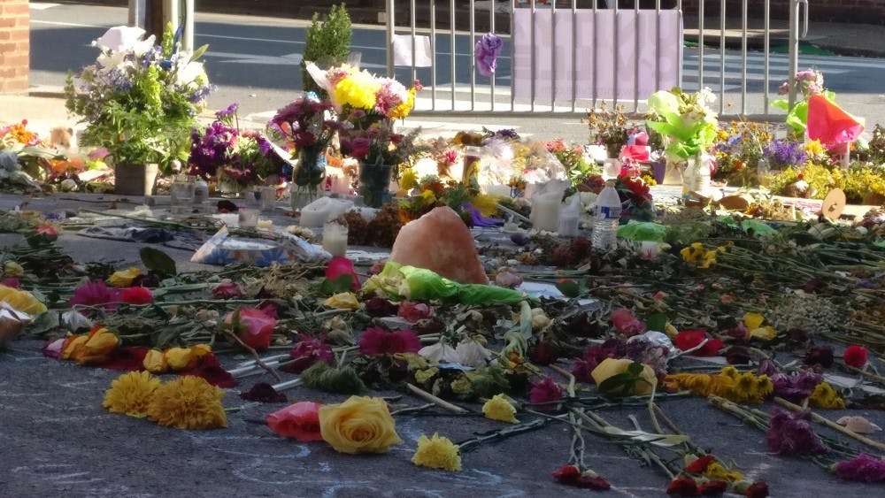 The exact location of the proposed memorial sign is at Fourth Street, SE and NE between East Water Street and East Market Street, near the location of Heyer’s death.