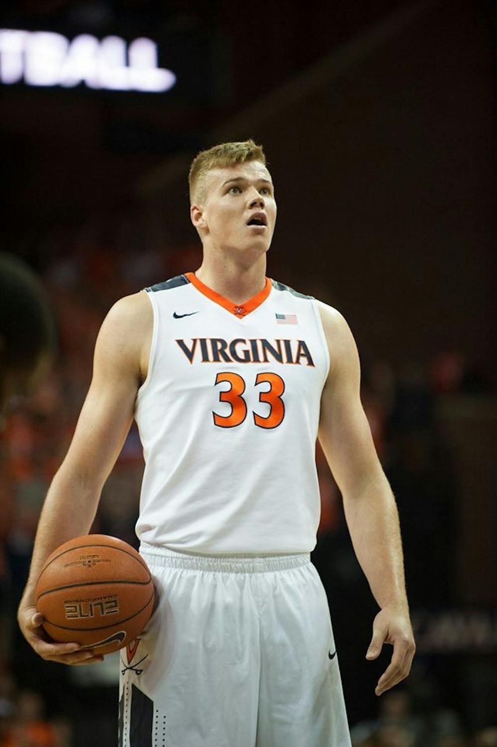 <p>Freshman center Jack Salt started Tuesday against Clemson but failed to impact the game, scoring just two points in limited action.</p>