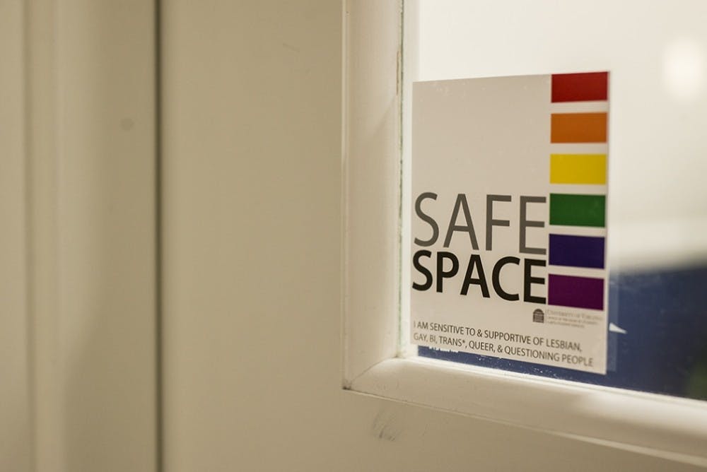 Many faculty members have designated their offices as "safe spaces" for students.