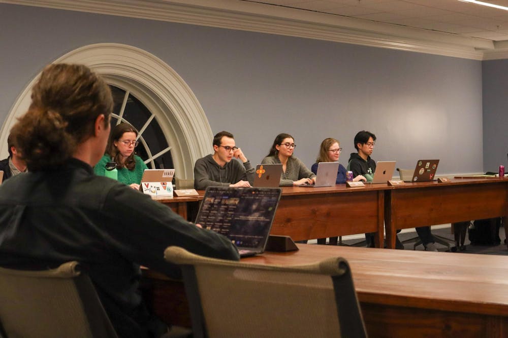 Honor Committee members photographed at their meeting Nov. 9, 2025.