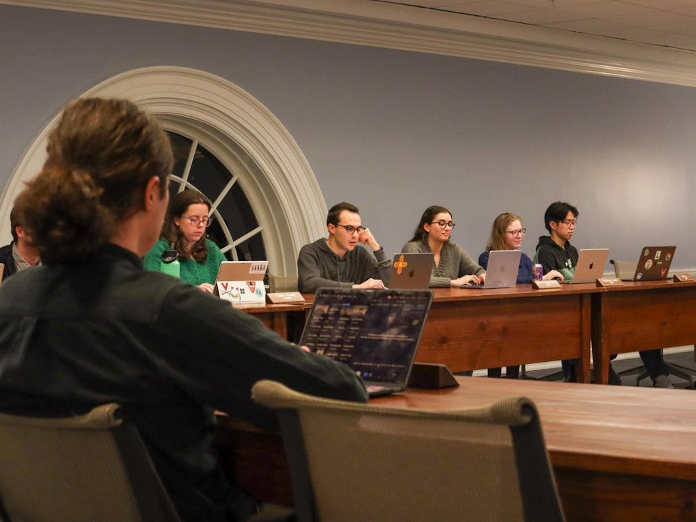 Honor Committee members photographed at their meeting Nov. 9, 2025.