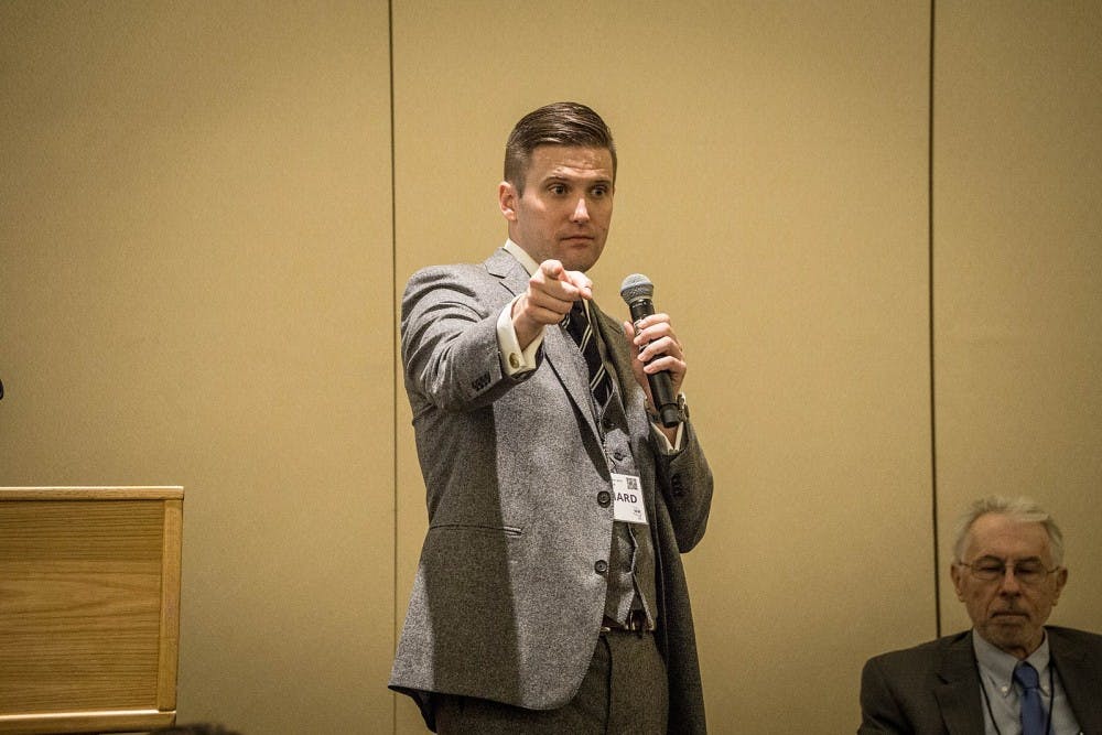 <p>Richard Spencer leads a white nationalist think-tank called the National Policy Institute.</p>