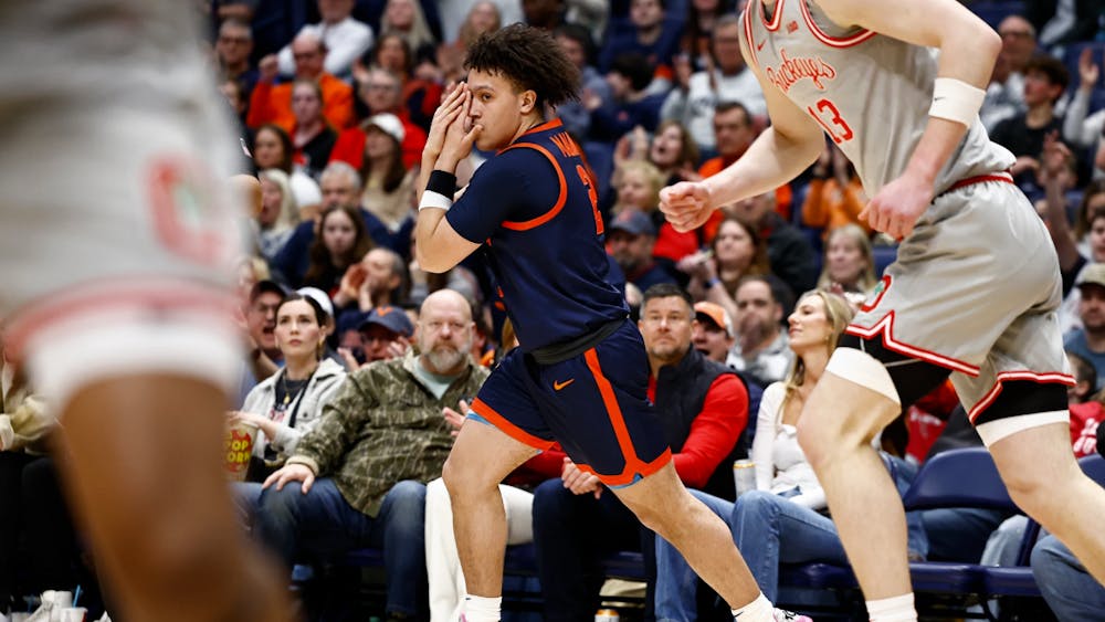 Late defensive heroics pushed No. 15 Virginia past Ohio State in a battle of wills.