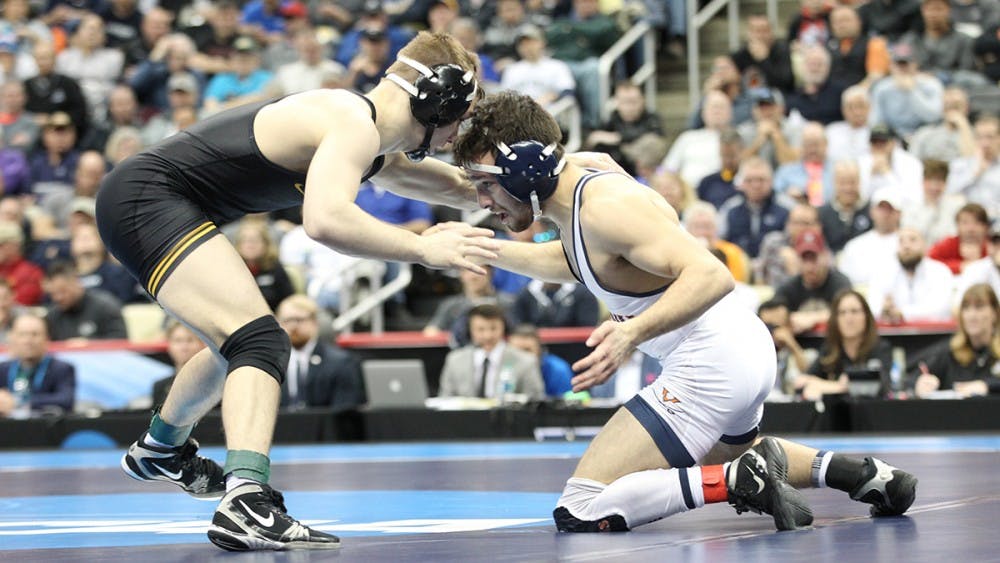 Junior Jack Mueller secured second place at the NCAA Championships at 125 pounds.&nbsp;