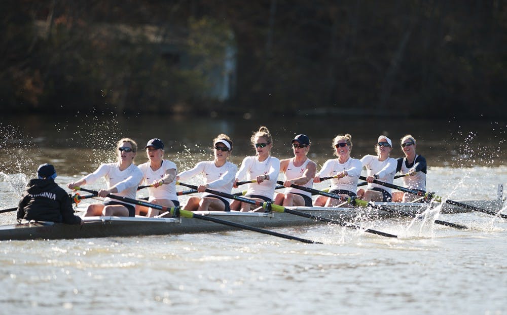 Virginia rowing claimed 12 of its 15 races at the Clemson Invitational over the weekend. Reigning national champion Ohio State defeated the Cavaliers' First and Second Varsity Eight teams, while No. 10 Michigan edged Virginia's Second Varsity Four by a mere second.&nbsp; 
