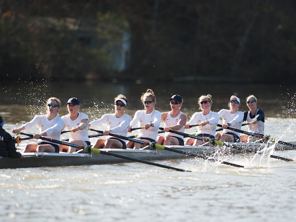 Virginia rowing claimed 12 of its 15 races at the Clemson Invitational over the weekend. Reigning national champion Ohio State defeated the Cavaliers' First and Second Varsity Eight teams, while No. 10 Michigan edged Virginia's Second Varsity Four by a mere second. 