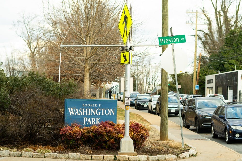 The green street sign on Preston Avenue will not need to be modified since Minor Preston and Thomas L. Preston share the same last name.