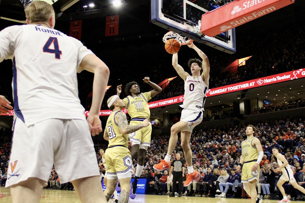 Blake Buchanan throws down a dunk.