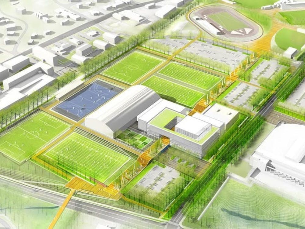 El nuevo complejo del Plan Maestro de Atletismo proporcionará instalaciones para más de 70 por ciento de los programas deportivos de Virginia.