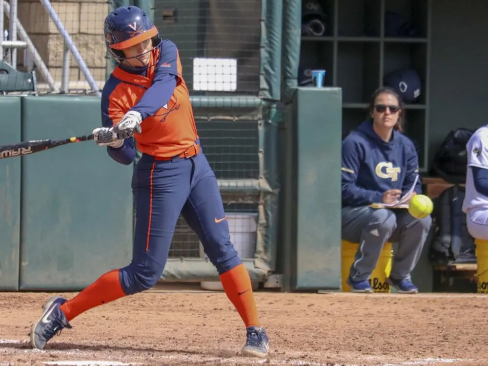 Freshman outfielder Tori Gilbert recorded a double against Duke in Virginia's last game of the weekend. 