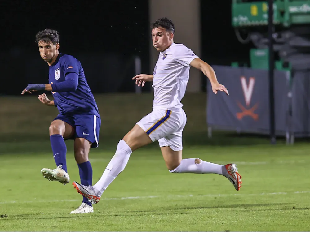 Senior defender Will Citron helped the Cavaliers keep the Panthers' dangerous attack quiet Friday