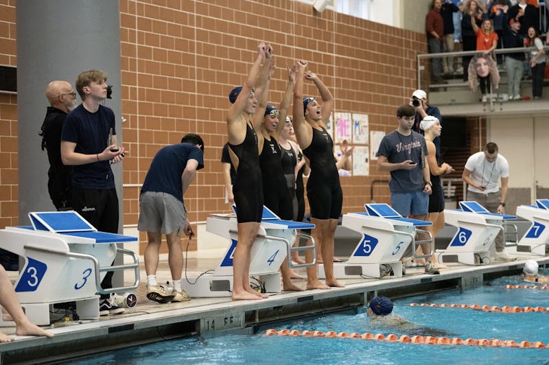 Virginia swimming dominates Penn State on record-breaking Senior Day