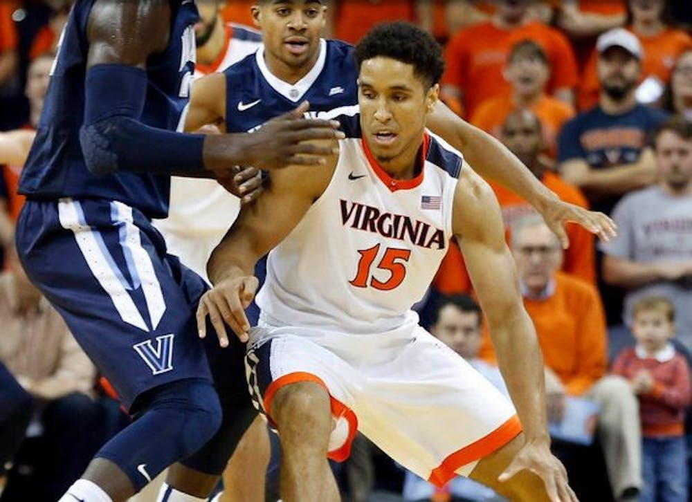 <p>Senior guard Malcolm Brogdon, who is shooting 41.2 percent from three, has been the steady hand that leads Virginia's potent offense.</p>