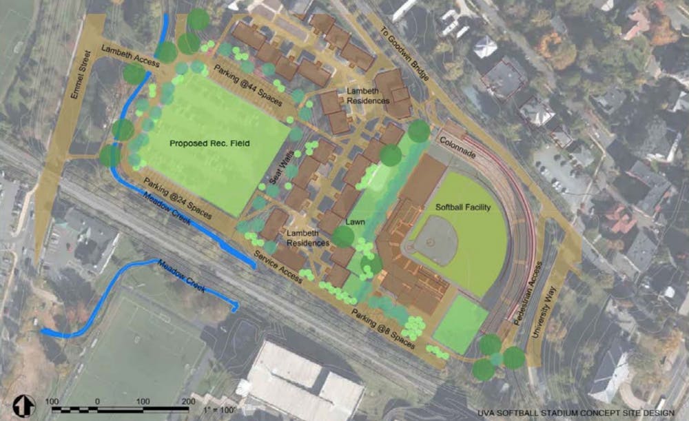 The proposed softball stadium would be located at Lambeth Field.&nbsp;