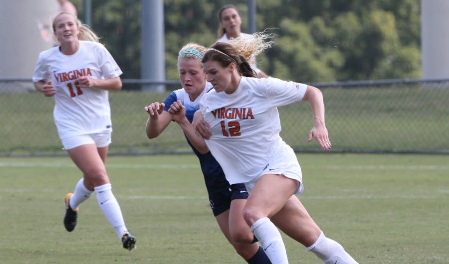 Veronica Latsko's effort helped &nbsp;the Virginia women beat Pepperdine in the NCAA Tournament.