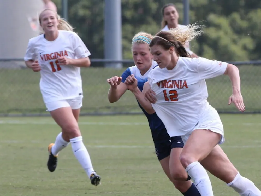 Veronica Latsko's effort helped the Virginia women beat Pepperdine in the NCAA Tournament.