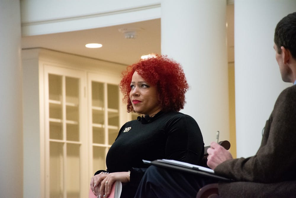 <p>During the question and answer period, community activist Tanesha Hudson and first-year College student Zyahna Bryant brought up the issue of space and place at the University.</p>