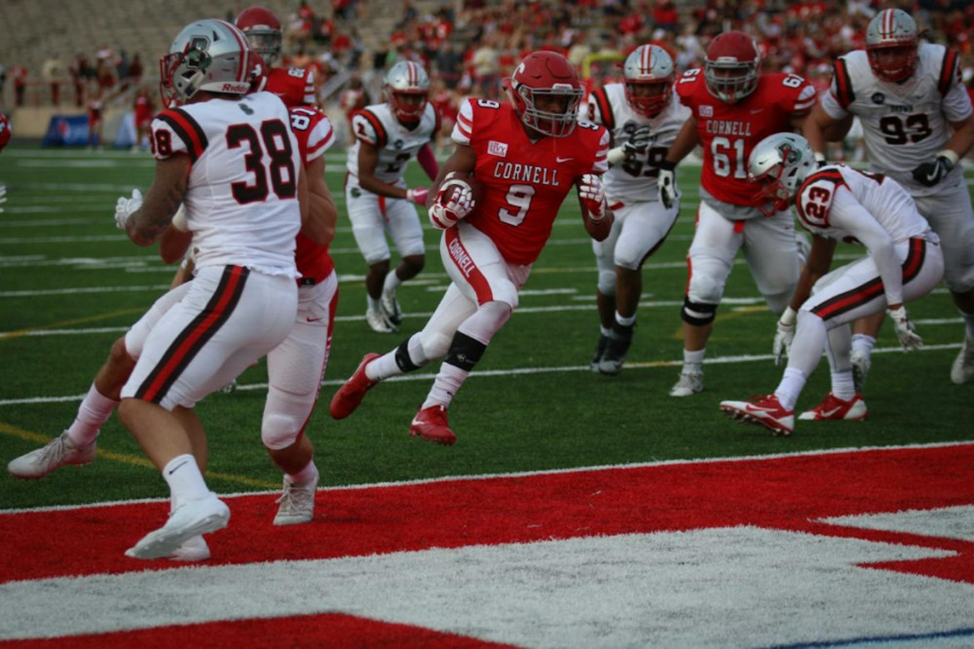 It wasn't clear if Chris Walker (#9) would be ready for the start of the season, but he is, and his coach is excited to use him in an assortment of ways.