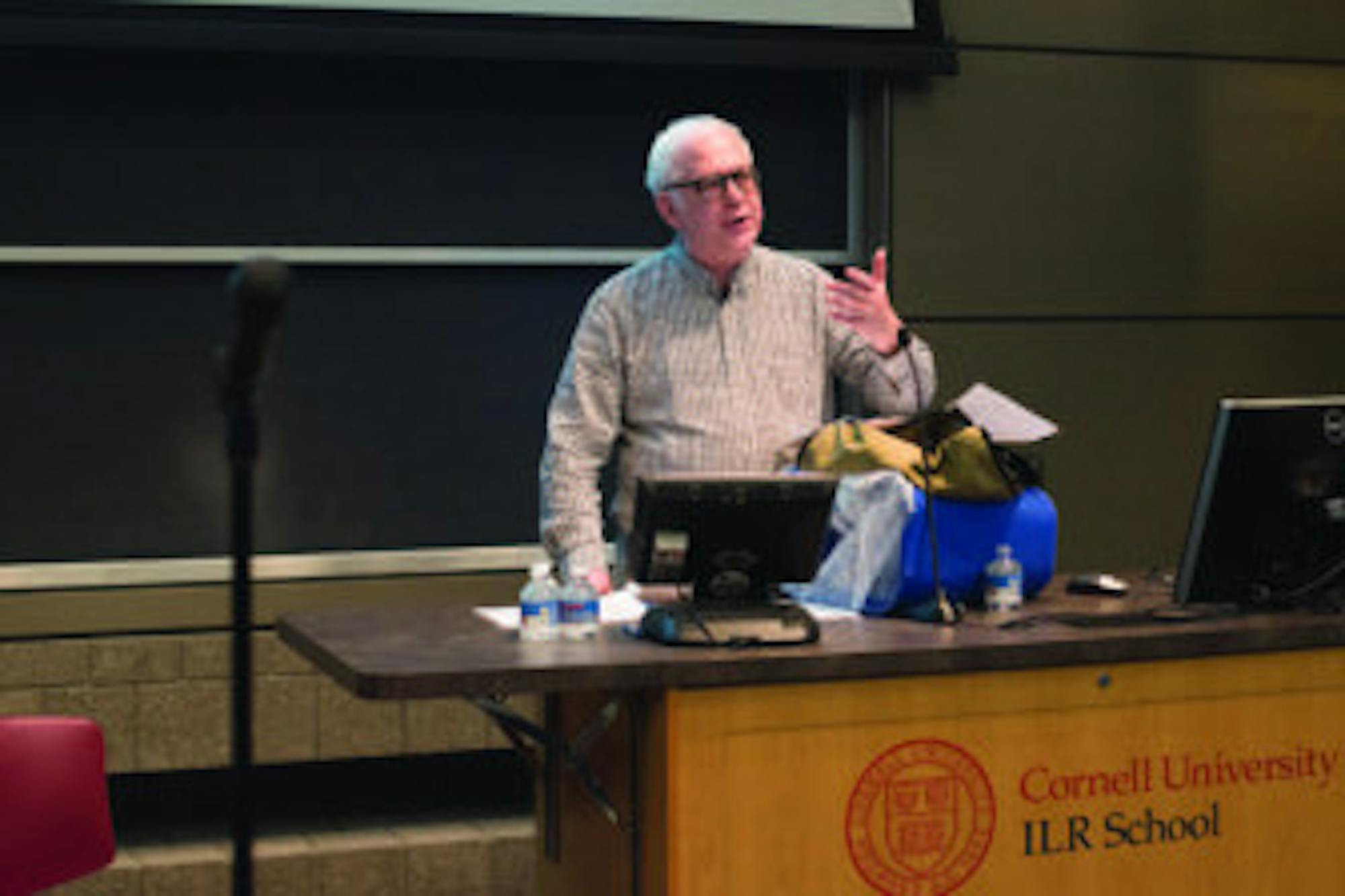 Prof. Richard Miller, philosophy, argued in support of CRP-B.