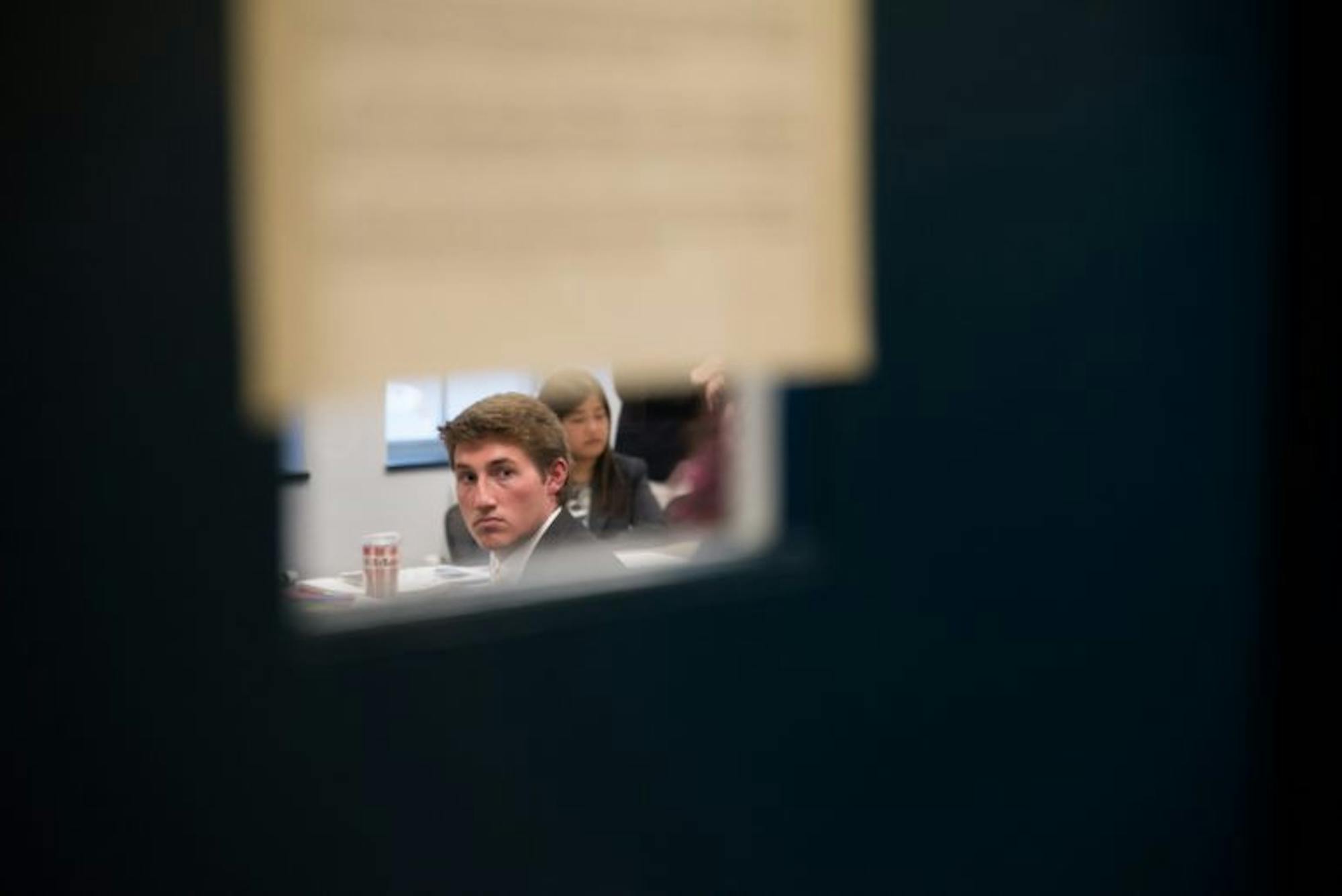 The University Hearing Board said on Wednesday that Mitch McBride '17 did not violate the Campus Code of Conduct when he shared internal working group documents with The Sun